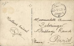 CPA Italy Italia Genova Monumento Garibaldi