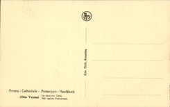 Catedral de CPA Amberes el ultimo de Cene