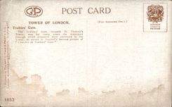 CPA Great Britain London london Tower off london