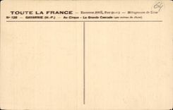 CPA Gavarnie With the circus the large cascade