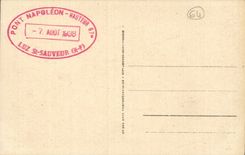 CPA Gavarnie the circus seen of the village