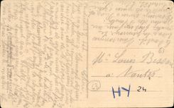 CPA pretty throats of the stopping of the Dordogne in Bourboule