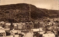 CPA Bourboule View and the funicular