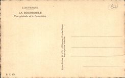 CPA Bourboule View and the funicular