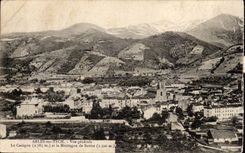 CPA Arles on Tech View Canigou and the mountain of Batere