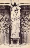 CPA Riom La vierge a l oiseau de l eglise du Marthuret