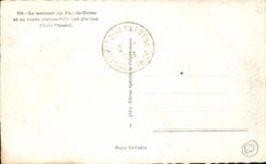 CPA the top of Puy de Dome and its automobile road seen plane