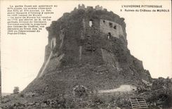 CPA Auvergne Ruins of the castle of Murols