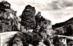 CPSM Falls of Chouvigny the rock Armand and Sioule