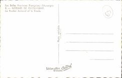 CPSM Falls of Chouvigny the rock Armand and Sioule