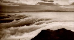 CPA Twilight seen of observatory of Puy de Dome