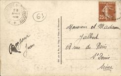 CPA Twilight seen of observatory of Puy de Dome