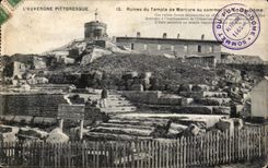 CPA Auvergne Ruins of the Mercury temple at the top of Puy de Dome