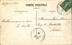 CPA Auvergne Ruins of the Mercury temple at the top of Puy de Dome