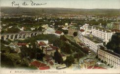 CPA Auvergne Royat and Clermont seen of observatory