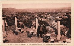 CPA Auvergne Royat Panoramic View on Royat and Clermont Ferrand