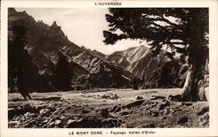 CPA Auvergne the Mount Gilds Landscape valley hell