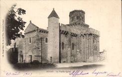 CPA Auvergne Royat the old church