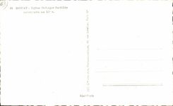 CPA Auvergne Royat Church light St fortifiee