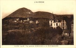 CPA View Orcines E of Puy de Dome