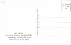 CPA Auvergne Castle of Tournoels