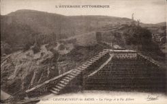 CPA Auvergne Chateauneuf les Bains the virgin and the Peak Alibert