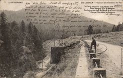 CPA Auvergne Lioran Tunnel of the railroad