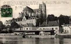 CPA Auxerre la catedral