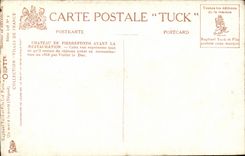 Castillo de CPA de Pierrefonds antes de la restauracion