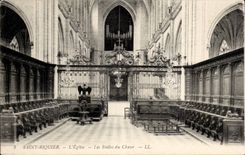 CPA Saint Riquier church stalls of the chorus
