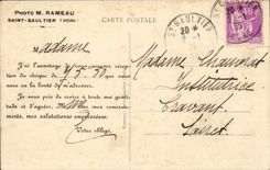 CPA Eguzon visto junto de la detencion y de la cama de el hueco