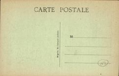 CPA Auvergne Chouvigny In the throats of Sioule the road at the exit of the tunnel