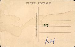 CPA Auvergne Lake Chambon the beach and its bathers