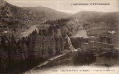 CPA Auvergne Chateauneuf les Bains Presqu island of Saint Cyr