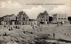 CPA Croisic a corner of the beach of Port Flax