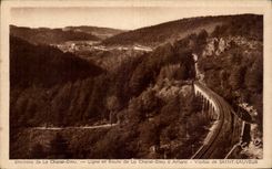 CPA Surroundings of the Chair God Line and road of the Chair God Saint has Arlanc Viaduc of Saver