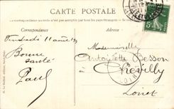 CPA Dinard In the rocks With far St Malo