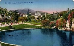 CPA Niza la cueva del jardin 1r de Alber