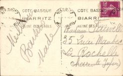 CPA Biarritz Effet de vagues au Port Vieux