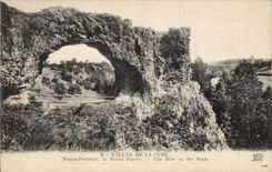 CPA Valley of the Cure Pierre Perthuis the bored rock