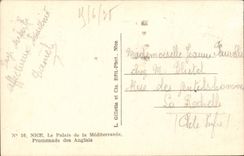 Paladar de CPA Niza de la caminata mediterrAnea del ingles