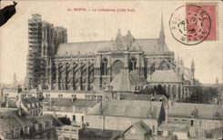 CPA Reims the cathedral