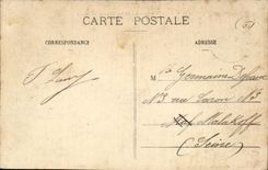 CPA Commercy behind Bercheny castle and church