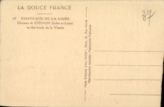 CPA Castle of Chinon seen of the edges of Vienna