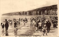 CPA Boulogne on Sea the beach