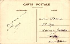 CPA Compiegne el castillo de Chambre tiene que colocar a emperatriz