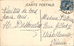 CPA Bourges interior de la catedral el gran cubo