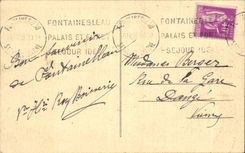 CPA Fontainebleau the palate Court Henri IV and baptistry