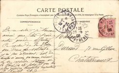 CPA Biarritz Le pont et le rocher de la vierge