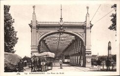 CPA Strasbourg the bridge of Kehl